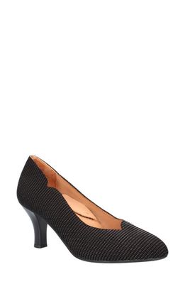 L'Amour des Pieds Bambelle Pointed Toe Pump in Black Raindrop