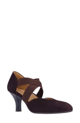 L'Amour des Pieds Brackley Pump in Chocolate