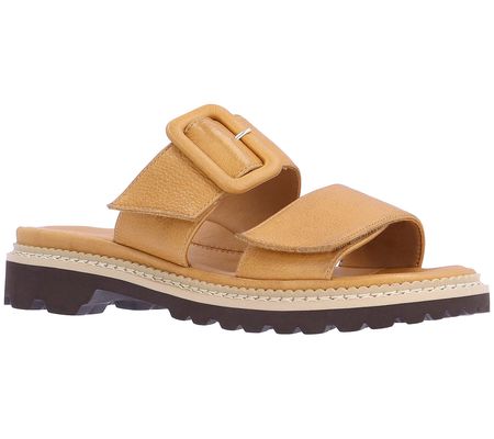 L'Amour Des Pieds Buckle Sandal - Dalbir Leathe r