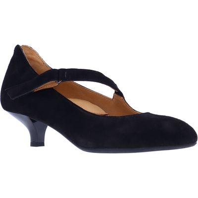 L'Amour des Pieds Kayva Asymmetric Kitten Heel Pump in Black