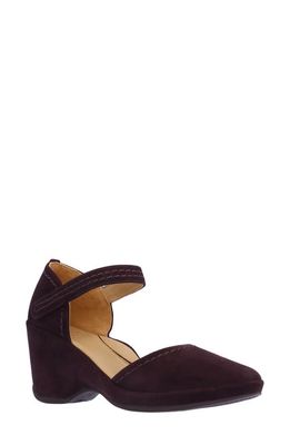 L'Amour des Pieds Orva Wedge Sandal in Chocolate