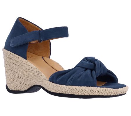 L'Amour Des Pieds Wedge Sandal - Oribel Suede