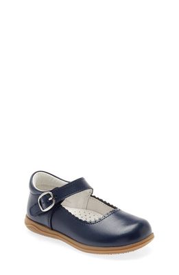 L'AMOUR Kids' Chloe Scalloped Mary Jane in Navy