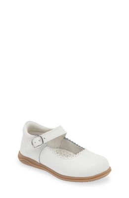 L'AMOUR Kids' Chloe Scalloped Mary Jane in White