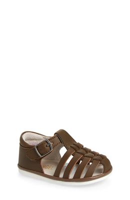 L'AMOUR Kids' Joshua Fisherman Sandal in Brown 