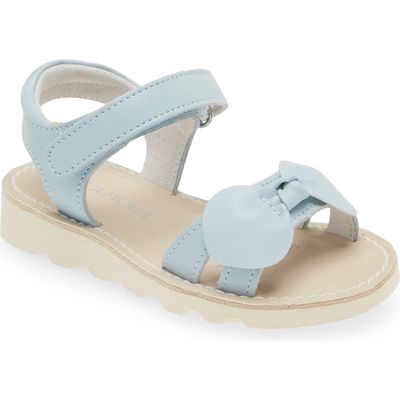 L'AMOUR Kids' Leigh Bow Sandal in Light Blue