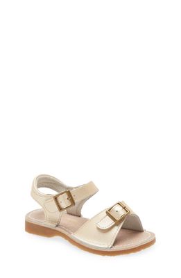 L'AMOUR Kids' Olivia Buckle Sandal in Champagne
