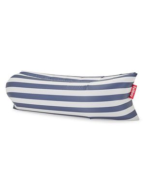 Lamzac Inflatable Lounger - Stripe Ocean Blue - Stripe Ocean Blue