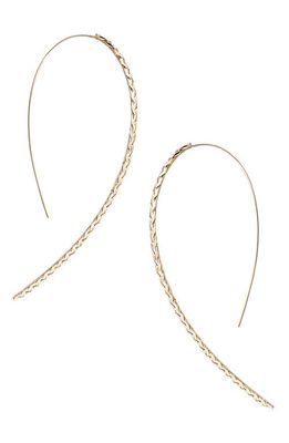 Lana Chain Link Hoop Earrings in Yellow