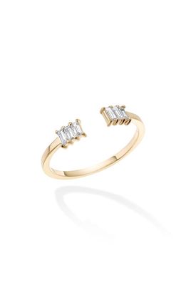 Lana Echo Baguette Diamond Ring in Gold