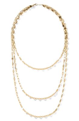 Lana Epic Gloss Layered Chain Necklace in Yellow Gold