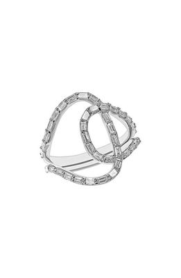 Lana Illuminating Baguette Ring in Silver