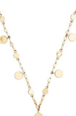 Lana Jewelry Disc Charm Choker Necklace in Yellow