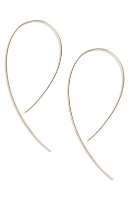 Lana Jewelry 'Hooked on Hoop' Earrings in Yellow Gold