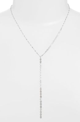 Lana Jewelry 'Nude' Y-Necklace in White Gold