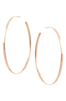 Lana Jewelry Sunrise Hoop Earrings in Rose Gold