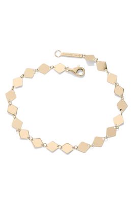 Lana Laser Miami Chain Bracelet in Yellow Gold