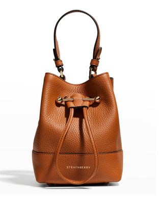 Lana Osette Leather Bucket Hobo Bag