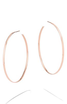 Lana Sunrise Hoop Earrings in Rose Gold