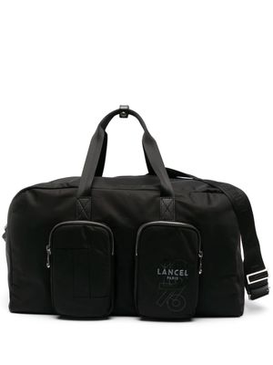 Lancel debossed-logo detail holdall bag - Black