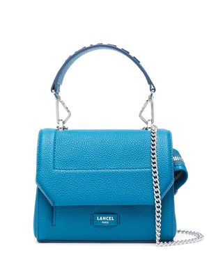 Lancel Ninon logo-patch leather bag - Blue