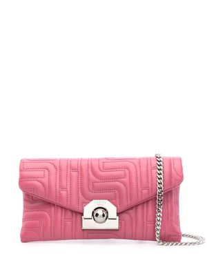 Lancel small Midi-Minuit leather shoulder bag - Pink