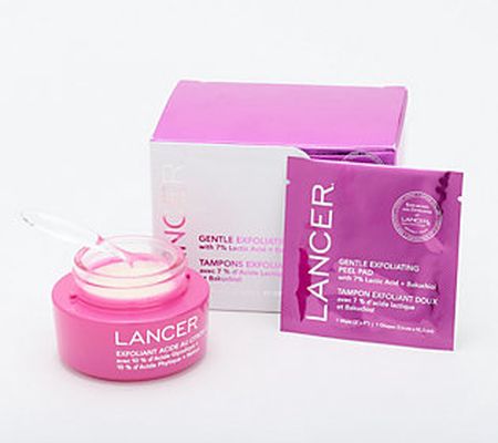 Lancer Caviar Lime Acid Peel & Peel Pads Facial Kit