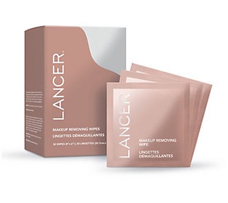 Lancer Makeup Removing Wipes, 30-Count