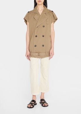 Landen Double-Breasted Trench Vest