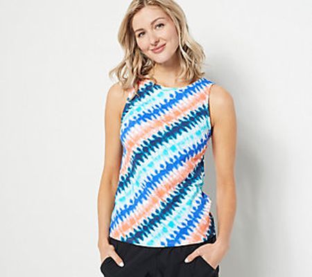 Lands' End Petite High Neck UPF 50 Tankini Top