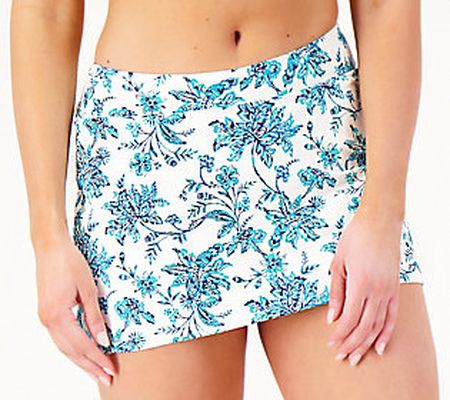 Lands' End Swim Skirt with Attached Brief -Fashion Colors