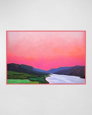 Landscape In Pink I Giclee by Catherine Freshley