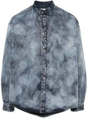 Laneus bleached denim shirt - Blue