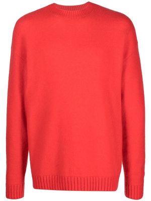 Laneus cashmere crew-neck jumper - Red