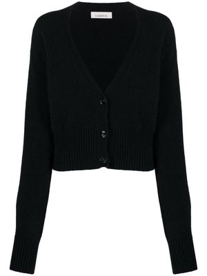 Laneus cropped cashmere-blend cardigan - Black