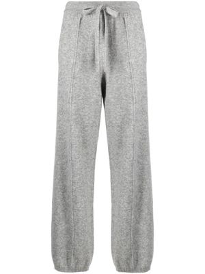 Laneus elasticated-waist brushed-effect track pants - Grey