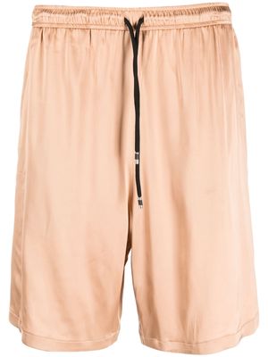 Laneus elasticated-waistband shorts - Neutrals