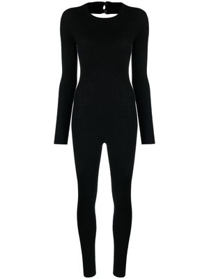 Laneus open-back jumpsuit - Black