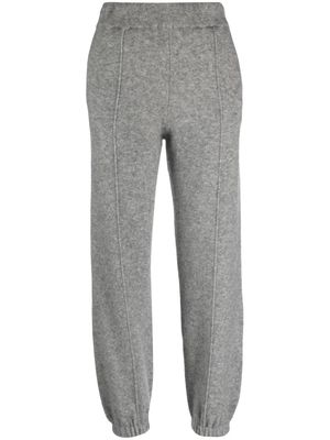 Laneus pintuck cashmere-silk trousers - Grey