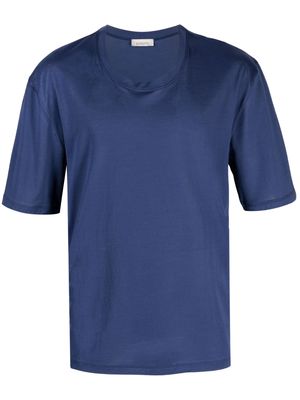 Laneus plain crew-neck T-shirt - Blue