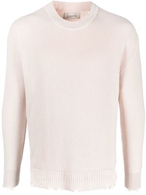Laneus ribbed-knit jumper - Pink
