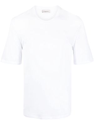 Laneus round neck cotton T-shirt - White