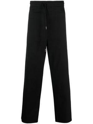 Laneus wide-leg drawstring trousers - Black
