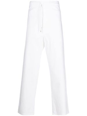 Laneus wide-leg drawstring trousers - White