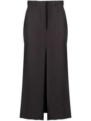 Lanvin A-line slit maxi skirt - Black