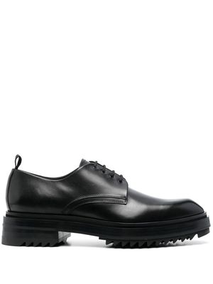 Lanvin Alto leather derby shoes - Black