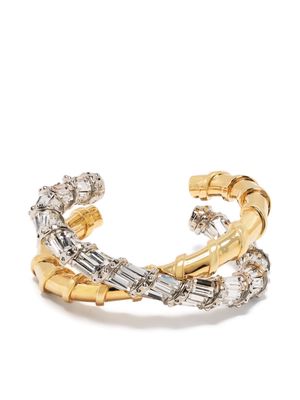 Lanvin Baguette Melodie cuff bracelet - Silver