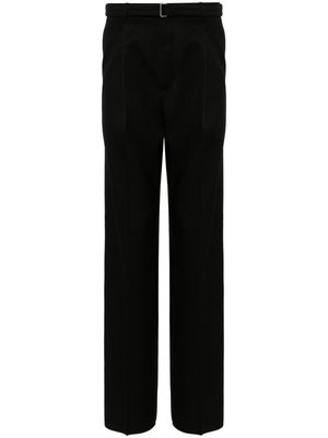 Lanvin belted straight trousers - Black