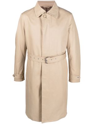 Lanvin belted trench coat - Brown