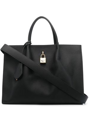 Lanvin Bogey leather tote bag - 10 BLACK